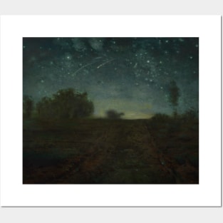 Starry Night by Jean-Francois Millet Posters and Art